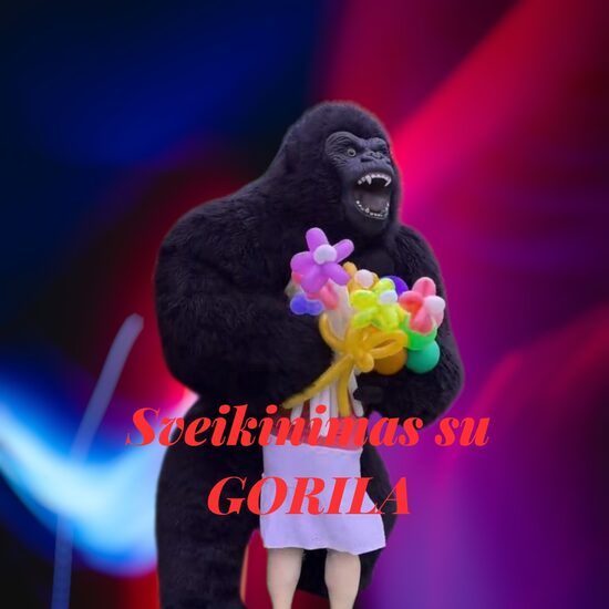 Linksmoji Gorila